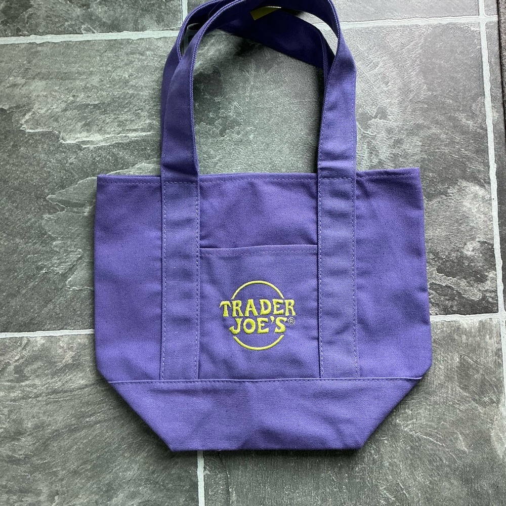 Trader Joe’s Mini Canvas Tote - Picture 3 of 5
